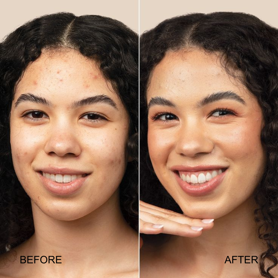TLM COLOR CHANGING FOUNDATION +FREE 2-IN-1 ANGLED BRUSH