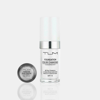 TLM COLOR CHANGING FOUNDATION +FREE 2-IN-1 ANGLED BRUSH