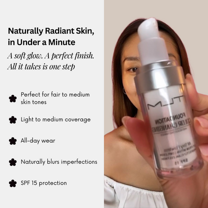 TLM COLOR CHANGING FOUNDATION +FREE 2-IN-1 ANGLED BRUSH