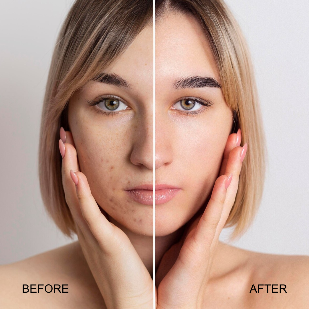 TLM COLOR CHANGING FOUNDATION +FREE 2-IN-1 ANGLED BRUSH